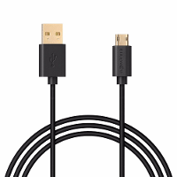 Blitzwolf® 2.1A Reversible Micro Usb Cable Double Sided Usb A Male To Double Sided Micro B 3.3Ft/1m For Qc2.0