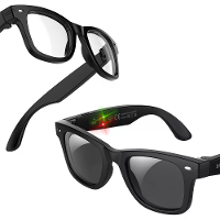 BlitzWolf BW AG1 AI Smart Glassen Hartslag Bloedzuurstofmonitoring UV detectie 100+ Talen AI vertaling HiFi Audio IP66 W