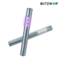 BlitzWolf BW FUN9 UV Sterilamp Handheld Opladen Huishoudelijke Witte LED Sterilisatielamp 2 in 1 Desinfectie Verlichting
