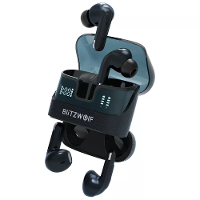 BlitzWolf® BW FYE17 bluetooth oordopjes 2 in 1 2 paar TWS oordopjes Dubbele LED voedingweergave 13mm grote drivers stere