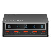 Blitzwolf® BW i9 110W 5 poorts USB PD Digitaal Display Desktop Oplader 3USB A+2USB C PD3.0 QC3.0 PPS AFC FCP SCP PE APPL