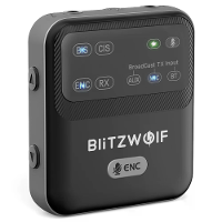 BlitzWolf® BW LE523 2 in 1 Audio Adapter Bluetooth V6.0 Ontvanger zender Clip on Ontwerp AAC LC3 ENC Draadloze Broadcast
