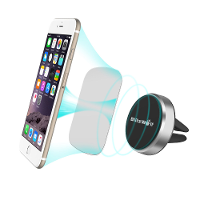Blitzwolf® Bw Mh3 Stainless Steel Reinforced Magnetic Car Air Vent Universal Phone Holder
