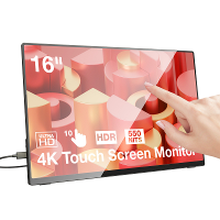 BlitzWolf® BW PCM5 Pro 16 inch Touchable 4K UHD Type C Draagbare Computer Monitor Gaming Display Scherm voor Smartphone