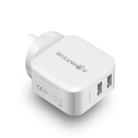 Blitzwolf® Bw S2 4.8A 24w Dual Usb Au Charger With Power3s Tech For Iphone 8 8 Plus Iphone X Xiaomi