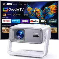 BlitzWolf BW V12 Smart AI Google TV projector Full HD Bright Highlights Netflix gecertificeerd duale luidspreker Hoge kw