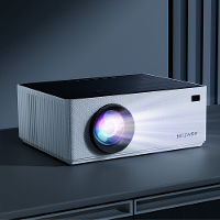 BlitzWolf®BW V8 FHD Projector LCD LED Android 11.0 OS 480ANSI Lumens 4D Keystone Correctie Dual 5G WIFI 4K Decoderen Dig