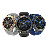 BlitzWolf BW Voyager1 1,43 inch AMOLED GPS Dubbele Band Kompas & Barometer 10ATM Waterdicht bluetooth Oproep Hartslag Bl