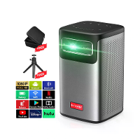 BlitzWolf® BW VT2 ProMax DLP Mini Projector WIFI6 Android TV Bluetooth 5.0 Auto Focus Auto Keystone Correctie Netflix Yo