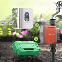 BlitzWolf BW WTR01 WIFI Connect Watering Timer Gateway APP Afstandsbediening Irrigatiesysteem + BlitzWolf® BW DS04 433Mh