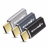 Blitzwolf® Usb Type C To Micro Usb Adapter Type C Male To Micro Usb Female Convert Connector For Nexus 5x 6p Oneplus 2 Nokia N1 Xiaomi 4c Zuk Z1