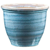 Bloempot Caroline   blauw   30xØ37 cm   Leen Bakker