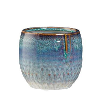 Bloempot Dean   blauw   12,5xØ13,5 cm   Leen Bakker