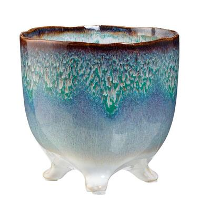 Bloempot Dean   blauw   12xØ11,8 cm   Leen Bakker