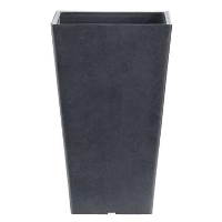 Bloempot James   antraciet   41x25x25 cm   Leen Bakker