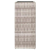 Bloempotpilaar Dallas   taupe   75x34x34 cm   Leen Bakker