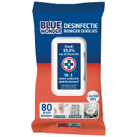 Blue Wonder Desinfectie Reiniger Doekjes 20st