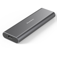 Blueendless Dual Protocol M.2 SSD Behuizing M.2 Tot Type C Datakabel 10Gbps NVME/SATA 2TB Opslag Aluminiumlegering Draag