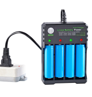 4 Slots AC 110 V/220 V 18650 Batterij Oplader voor 3.7 V Oplaadbare Lithium 10440 14500 16340 16650 14650 18350 18500 Ba