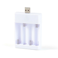 USB AA batterijlader Ni MH/Ni Cd oplaadbare batterij Draagbare oplader Lichtgewicht universele batterijlader