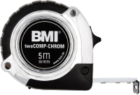 BMI chrom 475341221 Rolmaat 3 m Staal