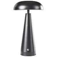 BOCONO   Draadloze LED tafellamp   Zwart   IJzer