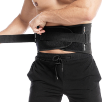 BOER Fitness Ondersteuningsriem voor de Rug 6 stalen plaat Ontwerp Ademende Stof Flexibele Aanpassing Anti Spanning voor