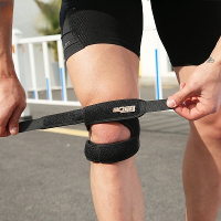 BOER Sports Fitness Kniepad, Verstuikingsbescherming, Ademend Mesh, Makkelijk aan te passen Voet en Enkelbeschermer voor