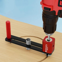 BOHAN Geüpgradede multifunctionele verstelbare gatopener met 6 mm snijgatzaagboor voor honingraatbordbuislampgat punchin