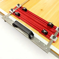 Multifunctionele Zaagmachine Hefboom 7mm Aluminium Basis 3mm Roestvrij Staal 342x93x7mm Afneembare Snelle Ontgrendeling