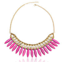 Bohemia Crystal Pendant Charm Choker Necklace