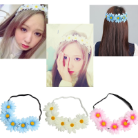 Boho Style Daisy Flower Floral Hair Garland Headband Hairband