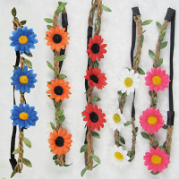 Boho Style Floral Flower Festival Beach Party Hairband Headband