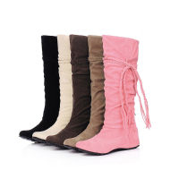 Boho Tassels Flat Women Snow Boots
