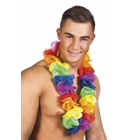 Boland Bloemenslinger/hawaiikrans   met grote bloemen   tropische kleuren
