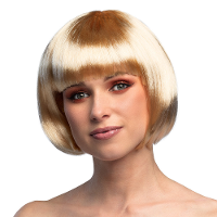 Boblijn pruik   blond   dames   verkleden   verkleedpruik   carnaval