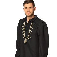 Boland botten ketting   schedel   piraten thema   halloween