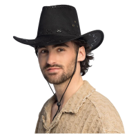 Carnaval Cowboy hoed Savanne   zwart  volwassenen   Western   themafeest