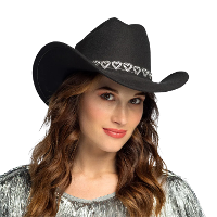 Carnaval Cowboy verkleed hoed Jamie   zwart   volwassenen   Western