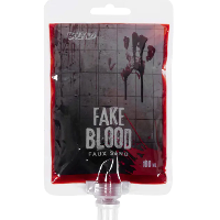 Boland Carnaval/halloween nepbloed infuus   zak vol   100 ml   griezel/thema feesten