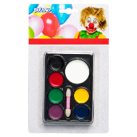 Boland Carnaval Schminkset Clown   verkleed schmink   voor kinderen   themafeest