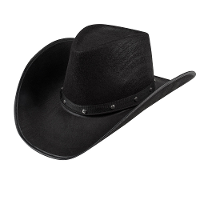 Carnaval verkleed Cowboy hoed Billy Boy   zwart   volwassenen   Western thema