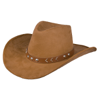Carnaval verkleed Cowboy hoed Paco   bruin   voor volwassenen   Western/explorer thema