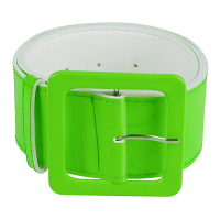 Boland Carnaval verkleed dames riem   neon groen   115 x 5,5 cm   Fluoriserende riemen   kunststof