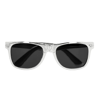 Carnaval/verkleed glitter and glamour bril   zilver   volwassenen   kunststof   party brillen