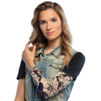 Carnaval verkleed mouwen   Tattoo sleeves west coast tribal   getatoeerde armen   volwassenen