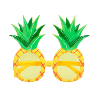 Carnaval/verkleed party bril Ananas   Tropisch/Hawaii thema   plastic   volwassenen
