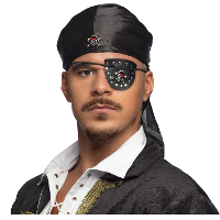 Boland Carnaval verkleed Piraten set   bandana en ooglap   volwassenen   themafeest