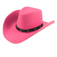 Cowboyhoed Wichita   roze   dames/heren   59 cm   western/explores thema