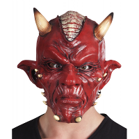 Boland duivel masker   rood   latex   halloween   volwassenen   horror thema